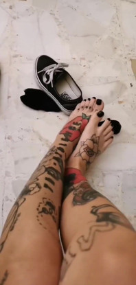 Your Italian Goddess Taking My Sweaty Vans off