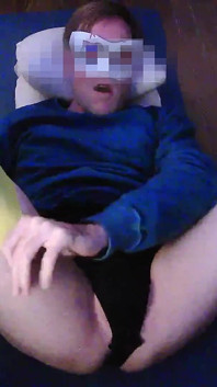 White Boy Dressed Clown Knee High Socks Sexy Fuck It's Ass in a Hot POV