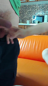 Playing with My Friend's Cock Close to the Camera