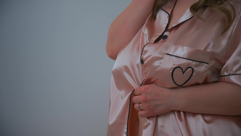Mrs Wetslavs: Spicy MILF's Morning in Satin Pajamas.