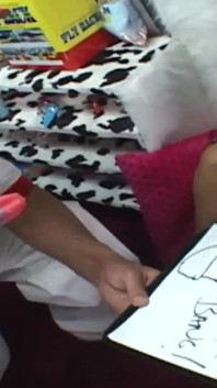 She's a teenager and Alexis Love a big slut with a shaved pussy and sexy tattoos gets pleasured in her pussy
