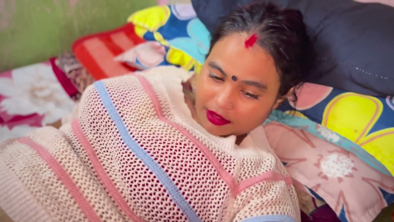 TactfulFiber902: Desi Bhabhi Big Boobs Cleavage Tease in Badroom Hot Indian...