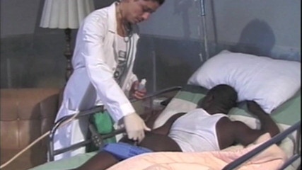 Straight fucking boy in uniform: Fucked by doctor a sexy black boy with XXL cock