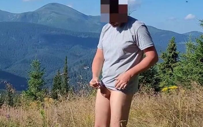Wanker forever: Ejacularea mea în munți. Frumoasă natură