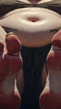 SSBBW Mistress Foot Worship - Two Slaves Cleaning Her Massive Feet