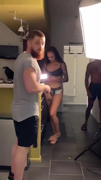 Bi Kane Hardy Swipes Right for Hard Cock in VR Dating