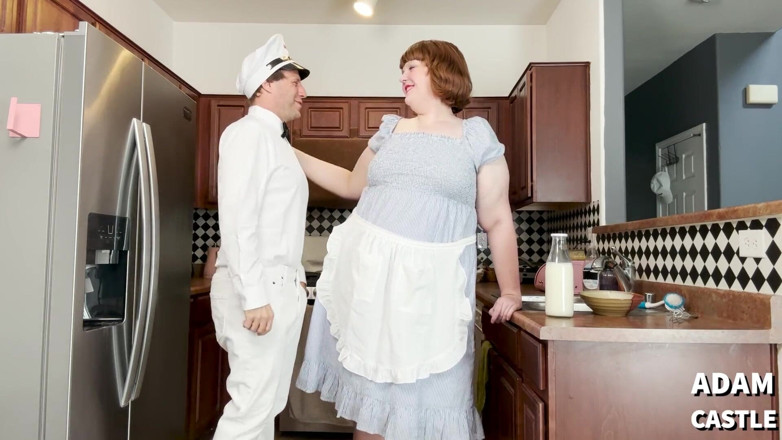 Adam Castle Trans: Atomic Bombshell: cewek semok ini dientot gaya dominan sama cowok...