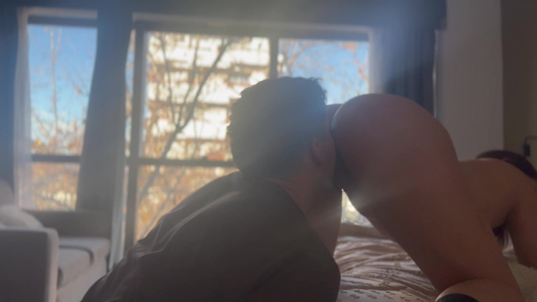 NINFOMAWORLD: Eating Pussy and Fucking Her in Doggy Position