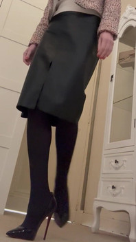 Green Dress Striptease