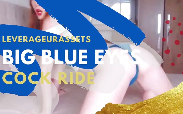Leverageurassets: Big Blue Eyes Redhead Leverageurassets Cock Ride - 61