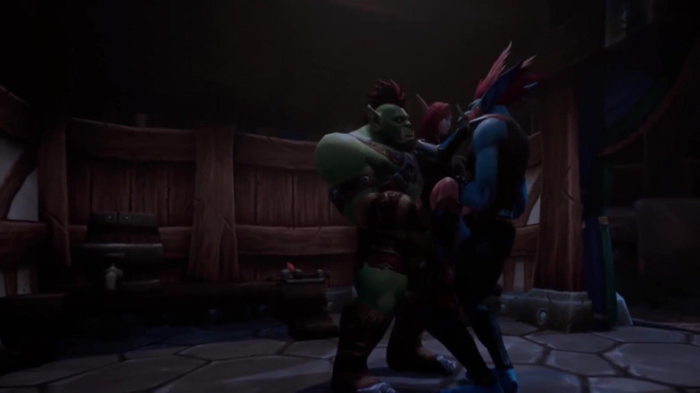 Wraith ward: Elf chơi đôi với một Ork và một Troll