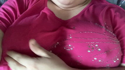Real homemade BBW BBC porn: 내 젖탱이를 가지고 노는 SSBBW