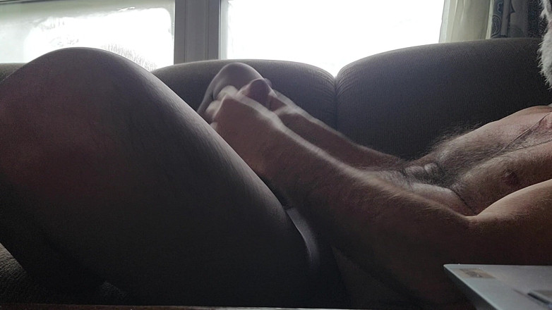 Feet Lover: Loving My Cock in Nylons