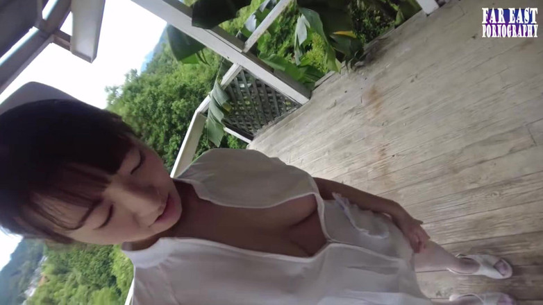 Far East pornography: 娃娃喜欢幸福与苍白丰满挑逗在一个顽皮的暴露改头约会第4部分。4