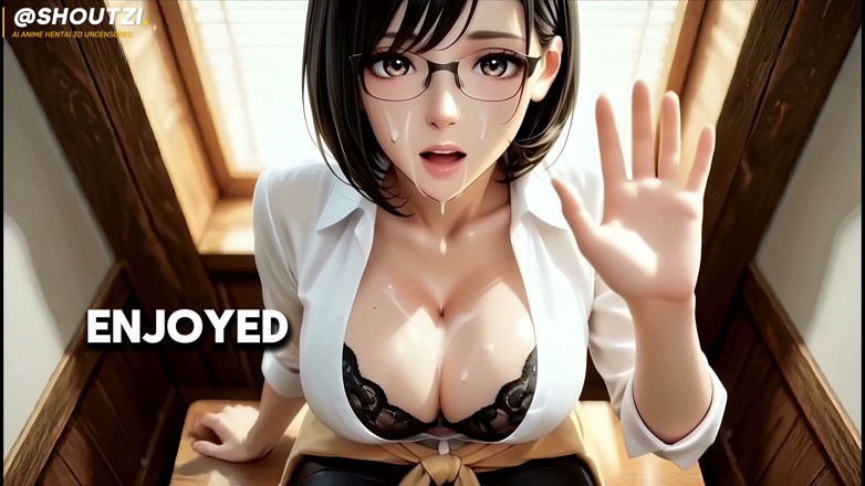 Shoutzi Anime Hentai3D Uncensored: Mei Si jalang pejabat panas bercermin mata perempuan baru Harem...