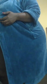 Fat Ass BBW Moaning and Stripteasing at the Kitchen