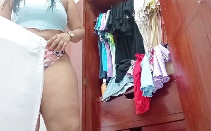 Katrina4deluxe: Very Hot Stepmom Plays with Her Lingerie