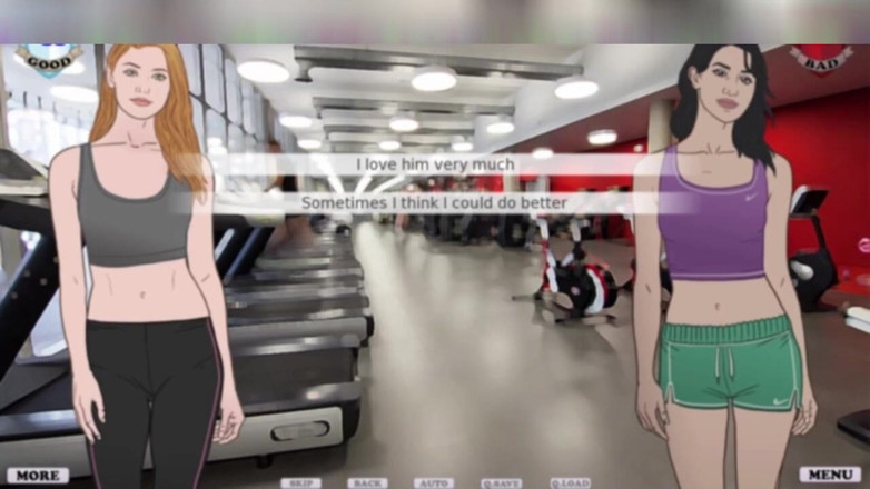 3DXXXTEEN2 Cartoon: Alfa fitnessta bir alfa erkek. 3 boyutlu porno çizgi film seks