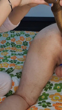 Extrémní BDSM anální trénink 4 obrovský 45 cm anální kolík s BBC robertkem