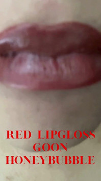 Aplicación De Fetiche Labial Rojo, Gooning, Femdom, Findom