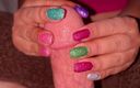 Latina malas nail house: Sparkle Nails грає з татовим членом