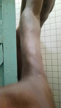 Why Did They Lock This Young Sexy College Boy with Big Ass Naked in the Shower??