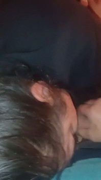 Stiefvader Vulde Mijn Mond Met Sperma