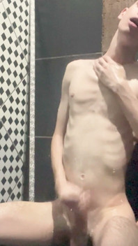 Kedoimath - a Skinny Twink in the Shower Rubbing the Soap in His Wet Body