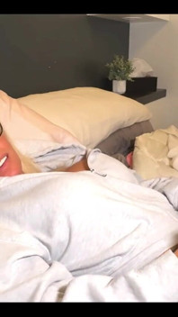 Futa Horny in Bed with Facial Cumshot