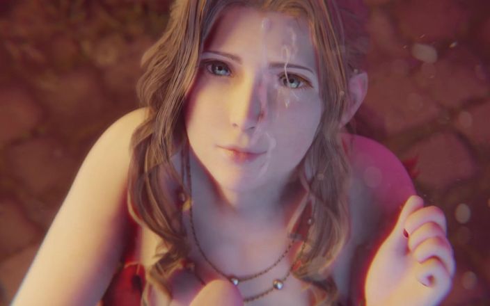 Velvixian 3D: Aerith Facial in Red Dress
