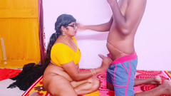 Telugu honey lips: インドの義理の妹のクソ義理の兄のデカチン。テルグ語の汚い話。