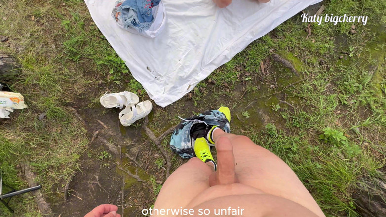 Katybigcherry: Ein mädchen am fkk-strand abgeholt. Creampie