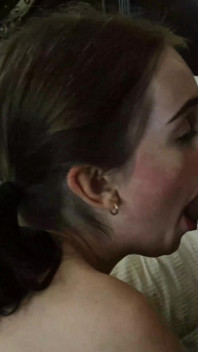 Maya Plays with Her Hitachi Alone, Then Takes Her Stepdad’s Cock Deep