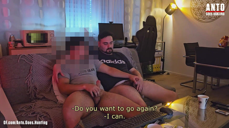 AntoGoesHunting: Big Dick Straight Turkish Buddy Get's More Comfortable - Mutual Jerk-off...