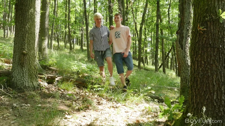 Boyfun: A Hike In The Woods Turns Into A Hot Twink 3some...