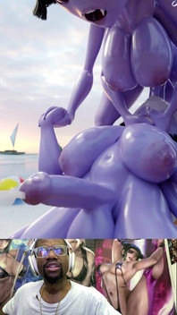 Thicc Milky Waifu Busts a Huge Nut