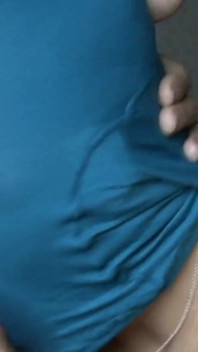 Blauwe panty masker pijpbeurt 2