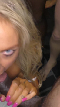Busty Blonde MILF Loves All Cocks No Matter the Color or Size