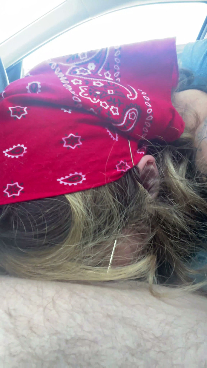 Steve Rickz: Hairy Pussy Slut Gives Me a Car Blowjob During Roadtrip!...