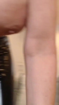 Big round fake ass PVC leggings fetish