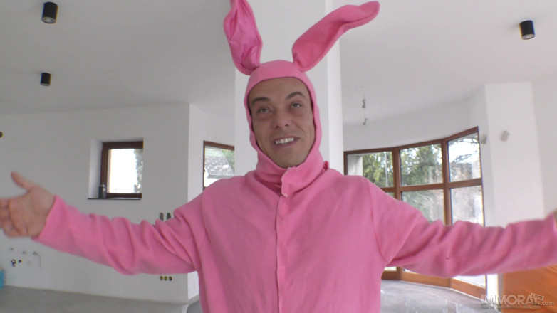 Immoral Live: The Easter Bunny Takes the Anal Virginity of Emily Cutie