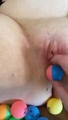 Rebecca Curves: Playing with my girlfriend and pingpong balls - Rebecca Curves