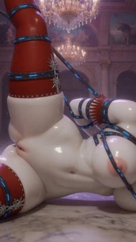 Lalka 3D Hentai Cowgirl - Smart Ropes Control & Float Ahegao