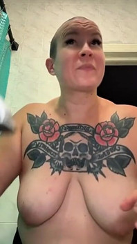Shaving My Head Topless