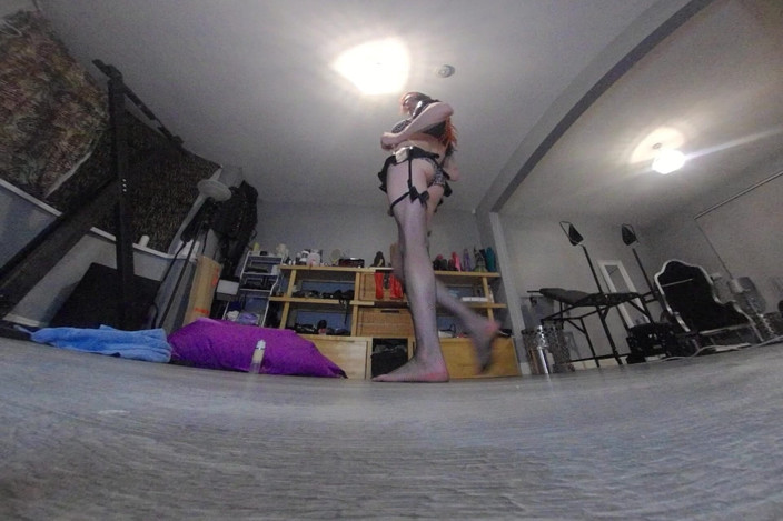 Perception of Depth - Jasmine_Dlight but VR: Jasmine Dlight - Glamazonian Futa Giantess Dancing in Underwear Vr180