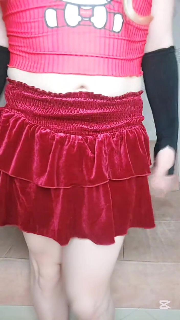 Kitty_Cross: Bbw tóc vàng ladyboy femboy người mẫu cosplayer