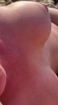Blow Job on the Beach and Cum in My Pussy