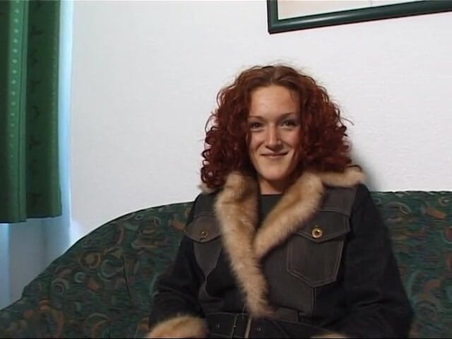 Lucky Wankerz: Cute redhead fingering her love hole