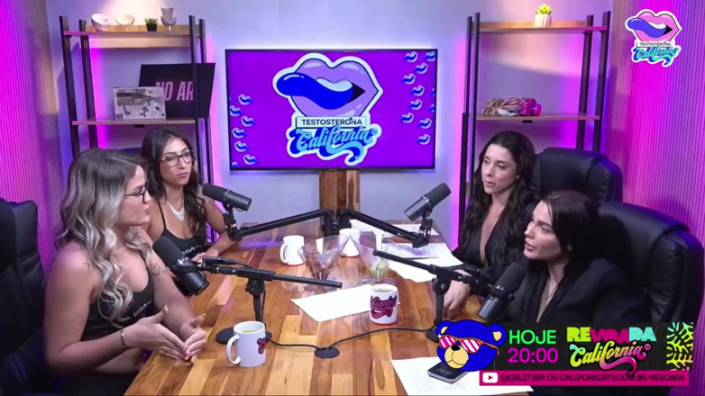 California TV: Dos Bellezas En Un Show De Conversación Sucia - Bruna Carlos...