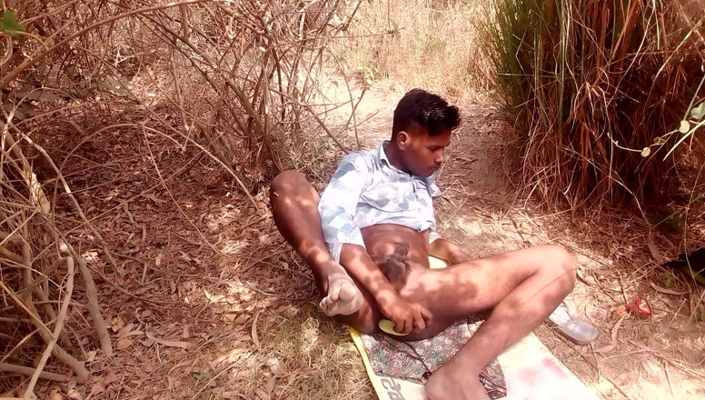 Hotdick_rohit: Desi Teen Boy Ass Fucking with a Big Cucumber Like...
